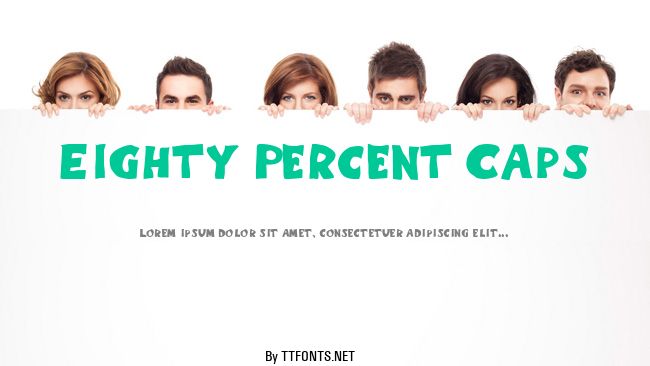 Eighty Percent Caps example